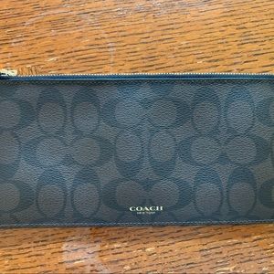 Coach Long Zipper Pouch